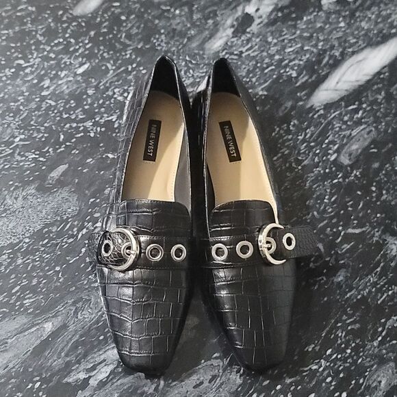 BRAND NEW NINE WEST BROWN SLIP ON LOAFERS SHOES - Picture 3 of 14